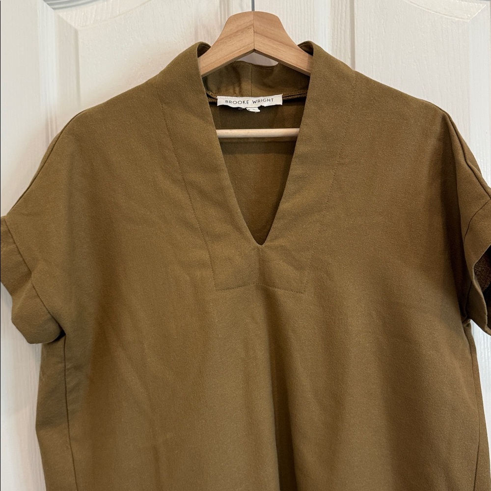 Brooke Wright Wool Popover Blouse - image 8